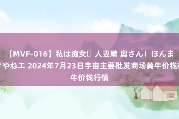 【MVF-016】私は痴女・人妻編 奥さん！ほんま好きやねエ 2024年7月23日宇宙主要批发商场黄牛价钱行情